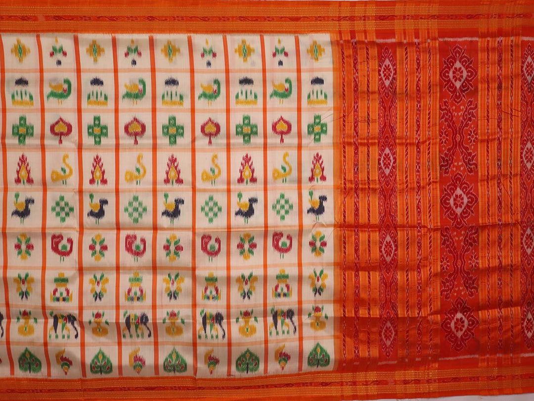 Handloom Khandua Silk Ikat Saree