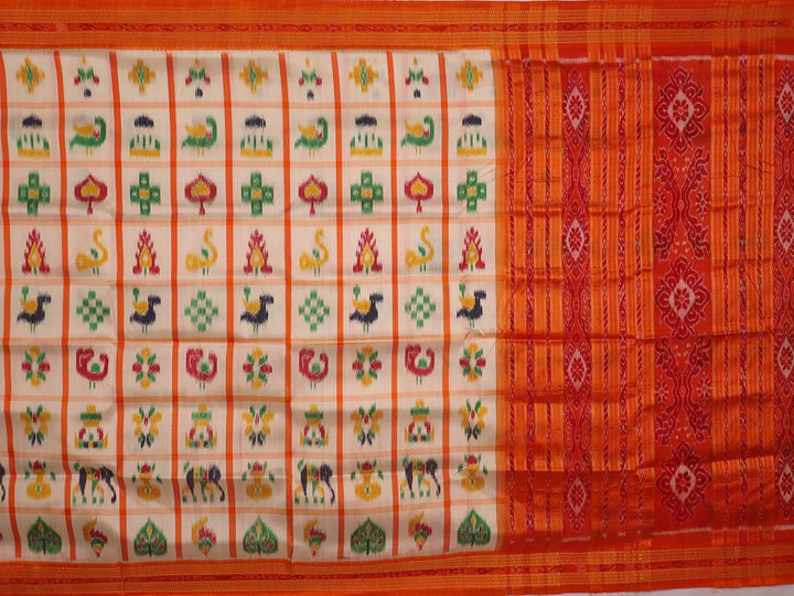 Handloom Khandua Silk Ikat Saree