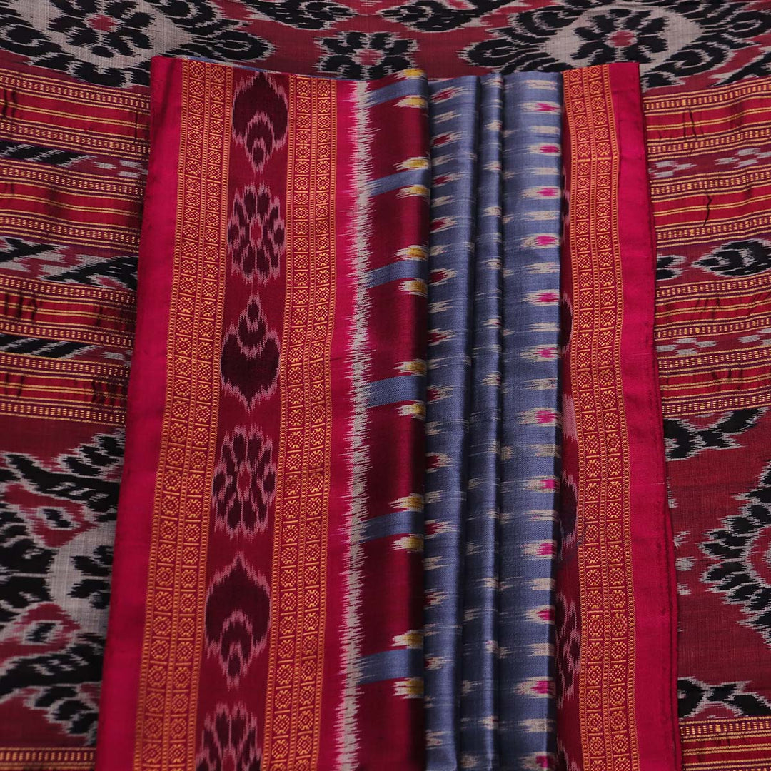 Handloom Khandua Silk Ikat Saree