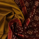ହ୍ୟାଣ୍ଡଲୁମ୍ ଖଣ୍ଡୁଆ ସିଲ୍କ ଇକାଟ ସାରୀ |