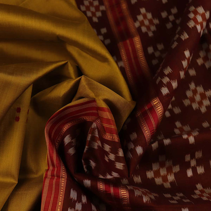 Handloom Khandua Silk Ikat Saree