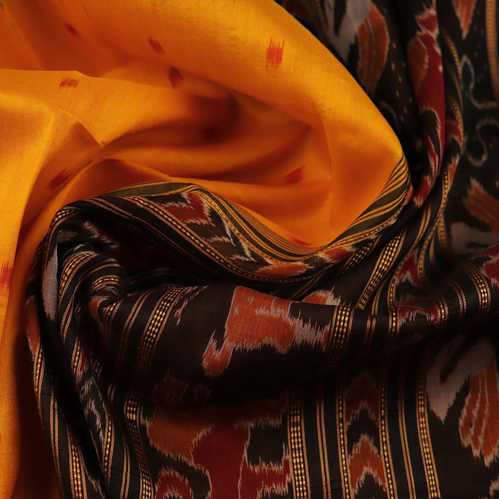 Handloom Khandua Silk Ikat Saree