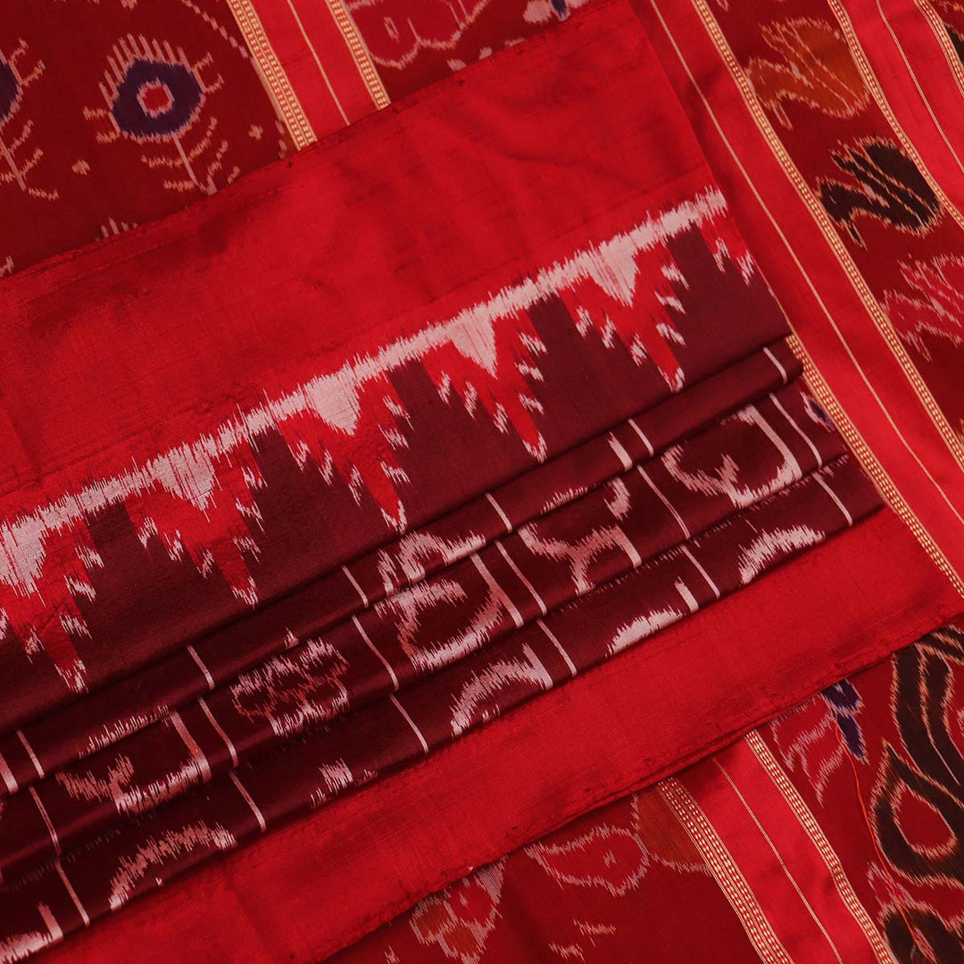 Handloom Khandua Silk Ikat Saree