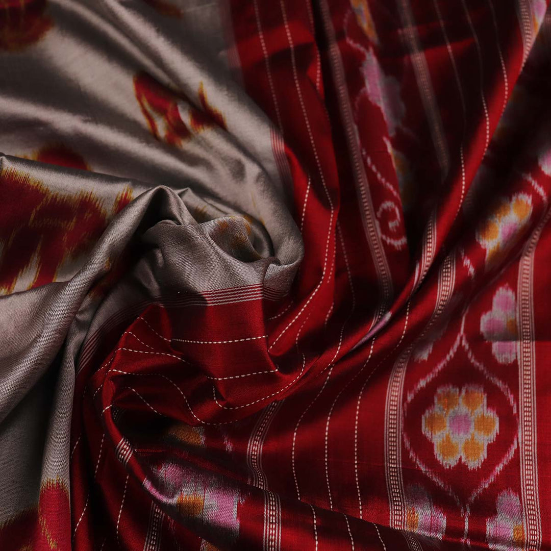 Handloom Khandua Silk Ikat Saree