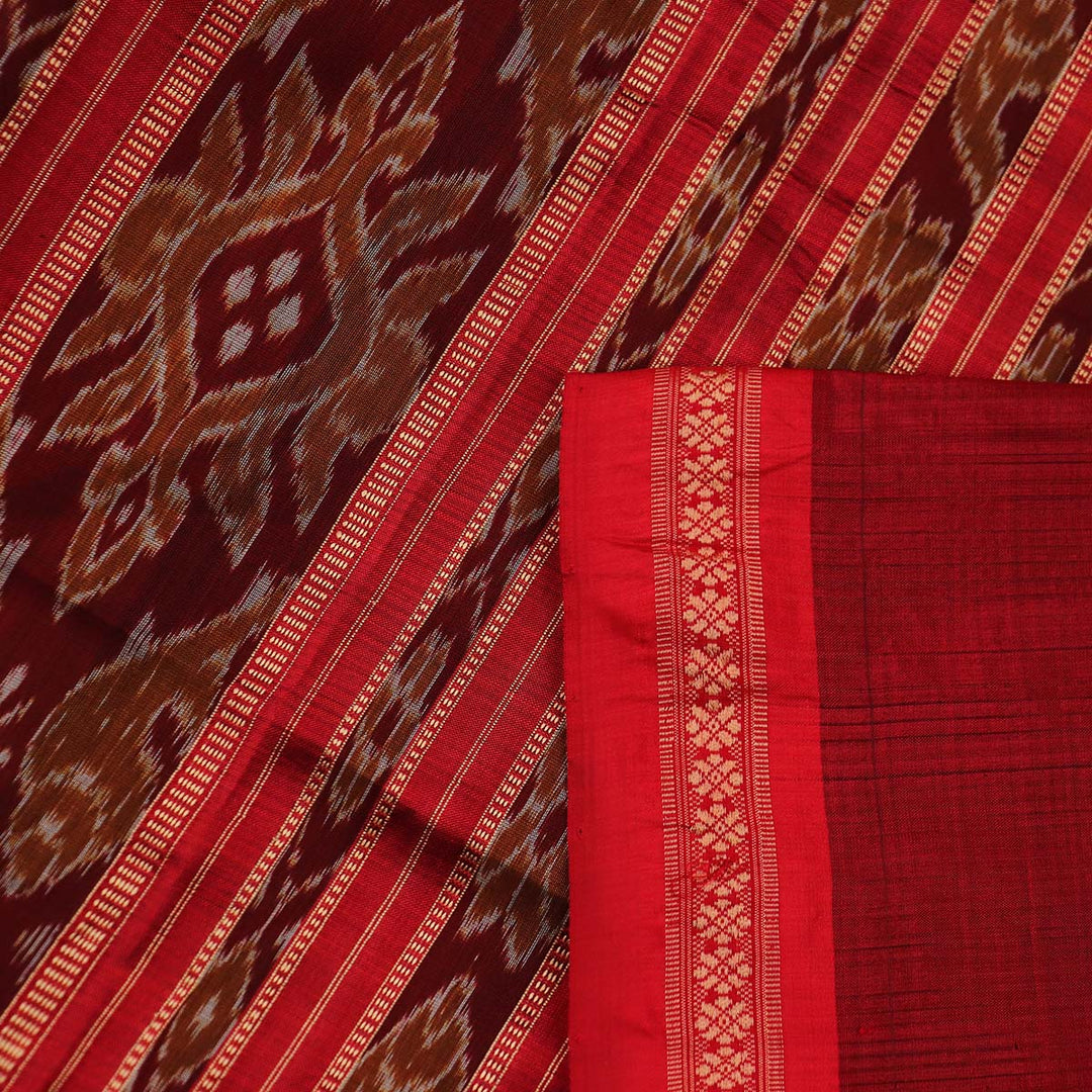 Handloom Khandua Silk Ikat Saree