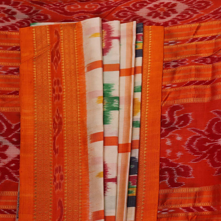 Handloom Khandua Silk Ikat Saree