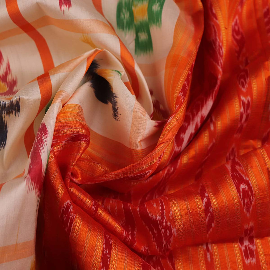 Handloom Khandua Silk Ikat Saree