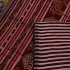 ହ୍ୟାଣ୍ଡଲୁମ୍ ଖଣ୍ଡୁଆ ସିଲ୍କ ଇକାଟ ସାରୀ |