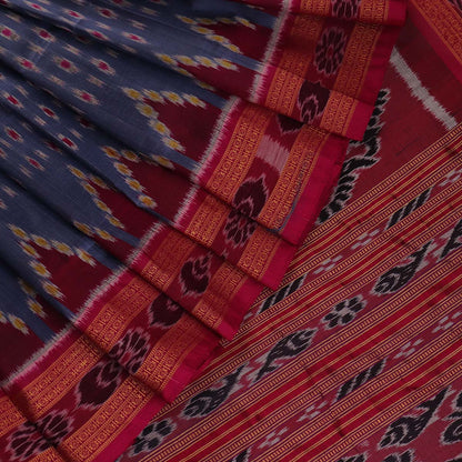 Handloom Khandua Silk Ikat Saree