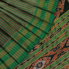 Handloom Green Khandua Silk Saree with Green border