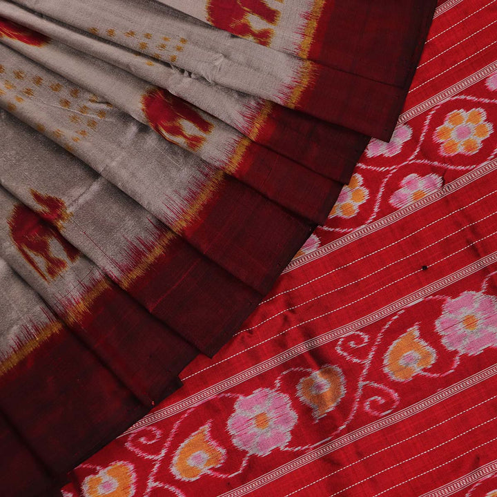 Handloom Khandua Silk Ikat Saree