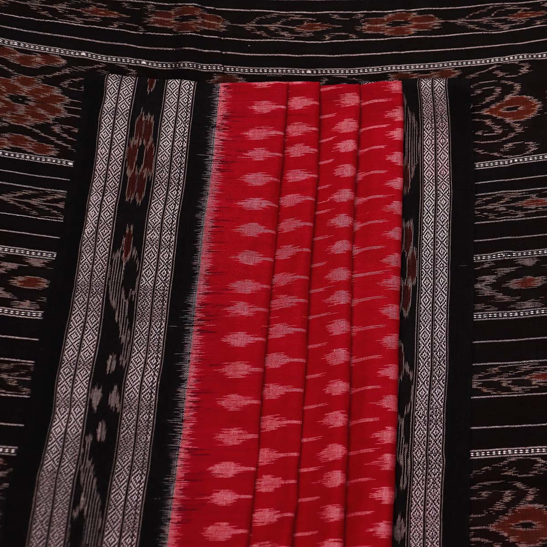 Handloom Sambalpuri Cotton Ikkat Saree