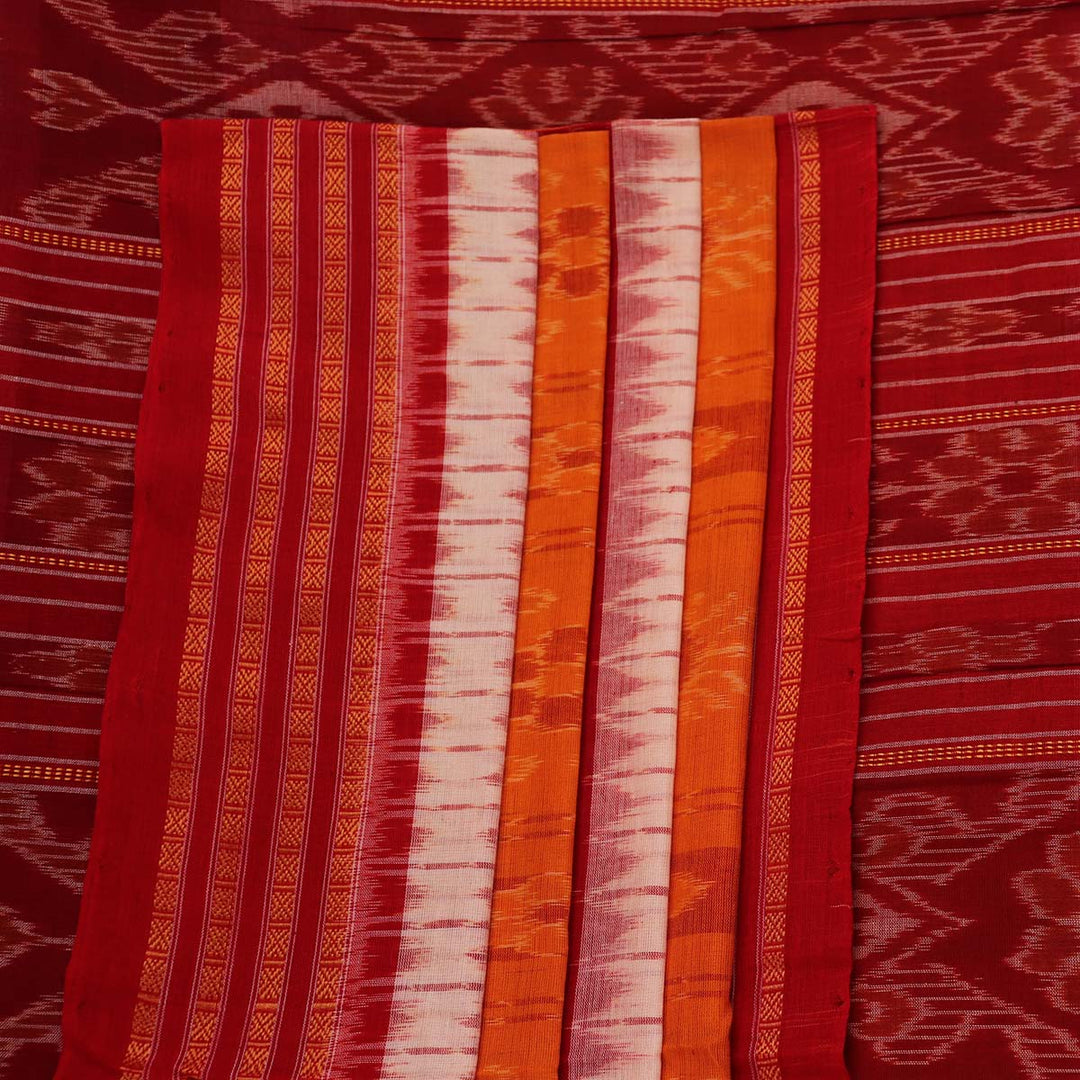 Handloom Sambalpuri Cotton Ikkat Saree