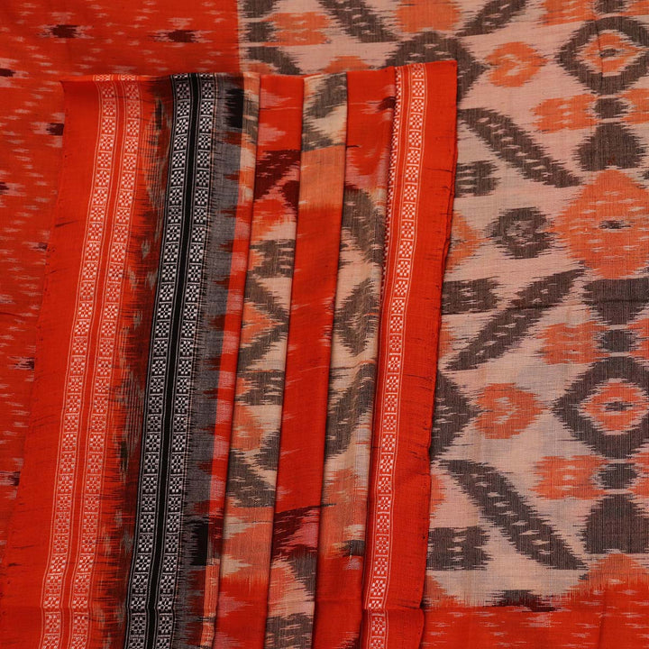 Handloom Sambalpuri Cotton Ikkat Saree