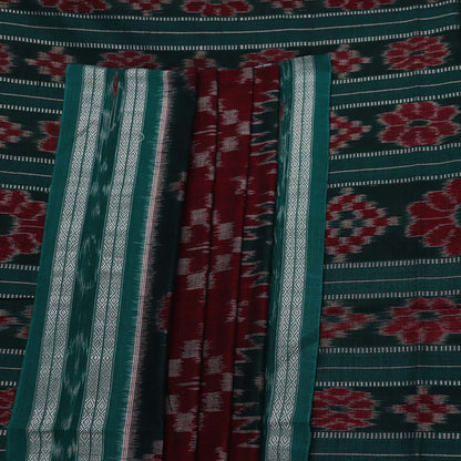 ହ୍ୟାଣ୍ଡଲୁମ୍ ସମ୍ବଲପୁରୀ କଟନ୍ ଇକକେଟ୍ ସାରି |