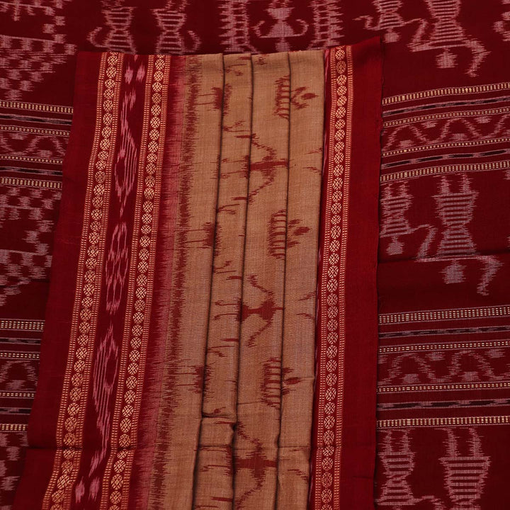 Handloom Sambalpuri Cotton Ikkat Saree