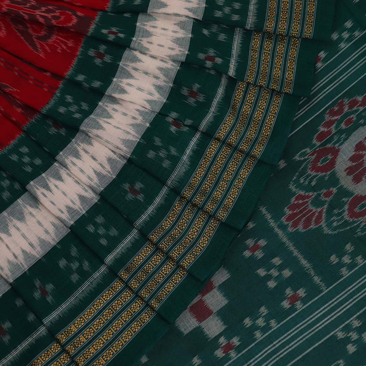 Handloom Sambalpuri Cotton Ikkat Saree