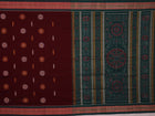 Handloom Bomkai Cotton Ikat Saree
