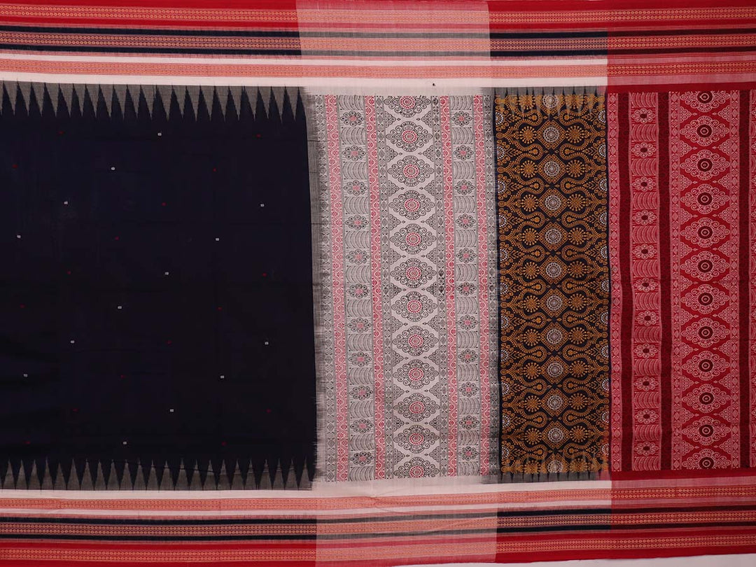 Handloom Bomkai Cotton Ikat Saree