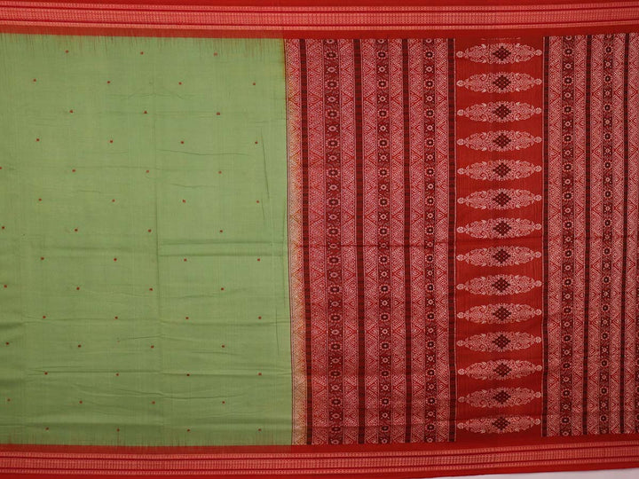 Handloom Bomkai Cotton Ikat Saree