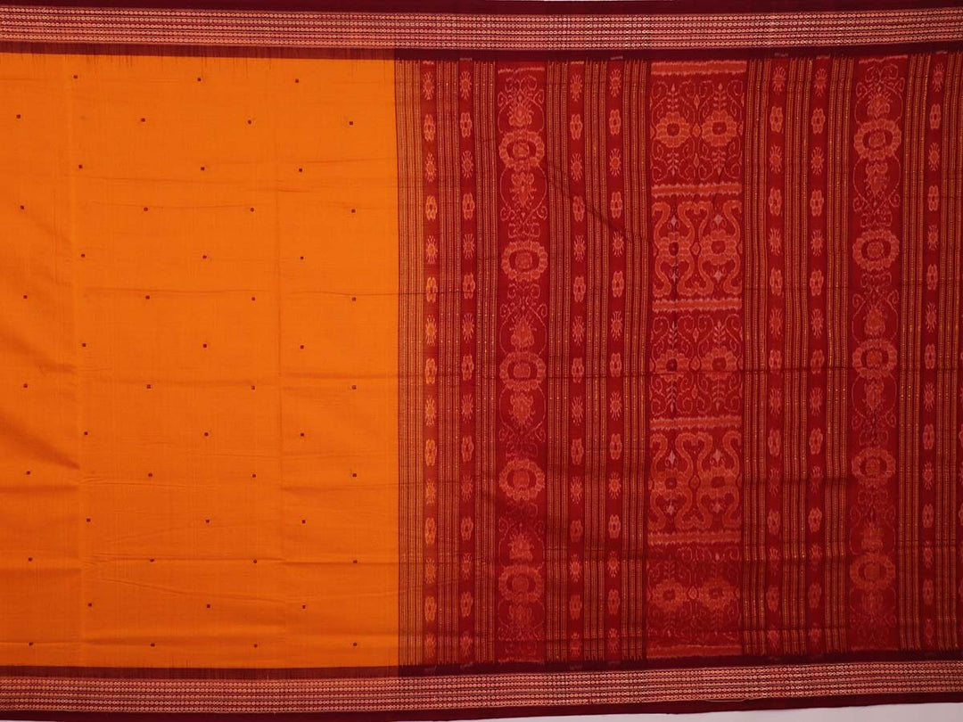 Handloom Bomkai Cotton Ikat Saree