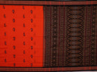Handloom Bomkai Cotton Ikat Saree