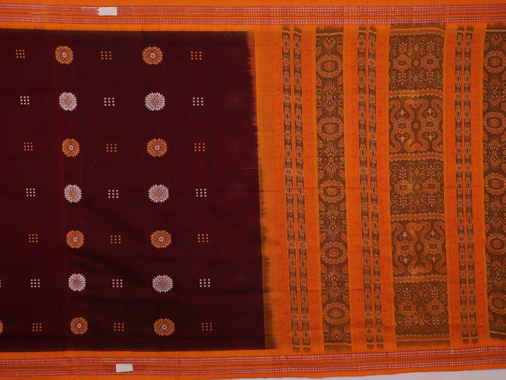 Handloom Bomkai Cotton Ikat Saree