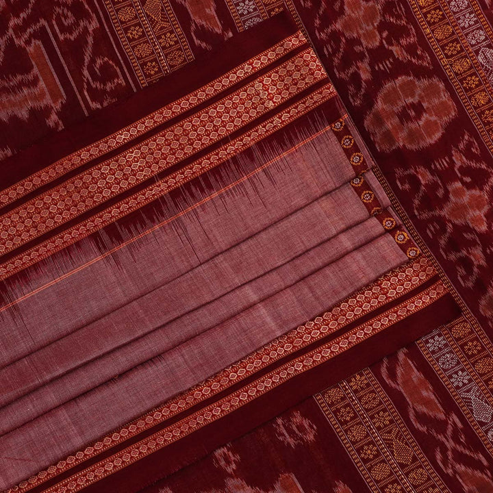 Handloom Bomkai Cotton Ikat Saree