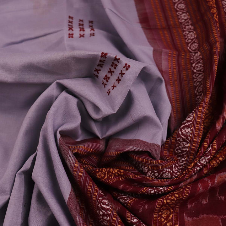 Handloom Bomkai Cotton Ikat Saree