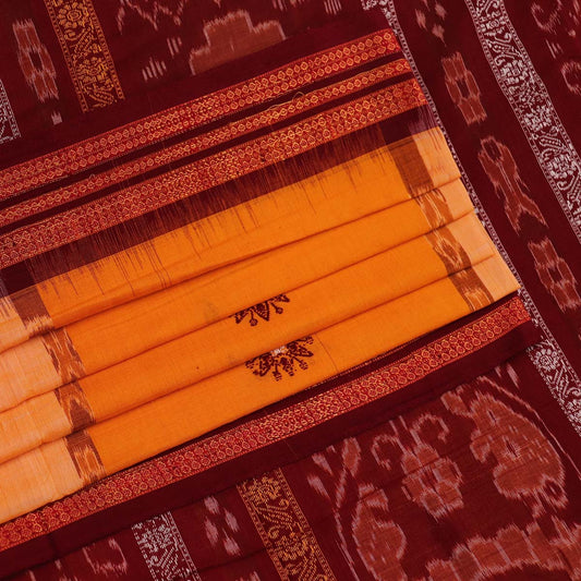 ହ୍ୟାଣ୍ଡଲୁମ୍ ବମ୍କାଇ କଟନ୍ ଇକାଟ ସାରି |