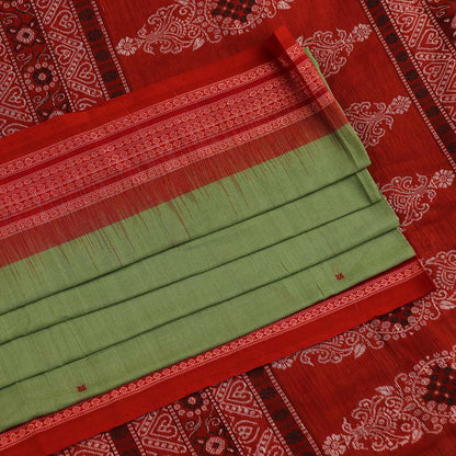 ହ୍ୟାଣ୍ଡଲୁମ୍ ବମ୍କାଇ କଟନ୍ ଇକାଟ ସାରି |