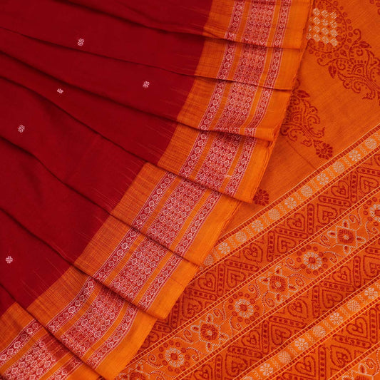 ହ୍ୟାଣ୍ଡଲୁମ୍ ବମ୍କାଇ କଟନ୍ ଇକାଟ ସାରି |