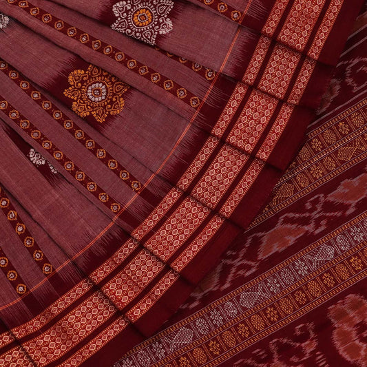 ହ୍ୟାଣ୍ଡଲୁମ୍ ବମ୍କାଇ କଟନ୍ ଇକାଟ ସାରି |