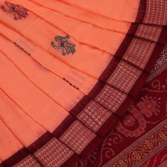 ହ୍ୟାଣ୍ଡଲୁମ୍ ବମ୍କାଇ କଟନ୍ ଇକାଟ ସାରି |