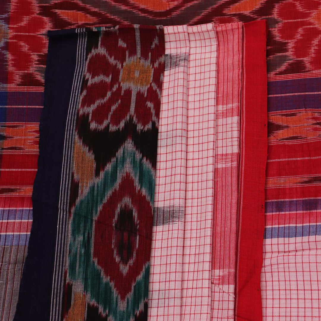 Handloom Sambalpuri Cotton Ikkat Saree