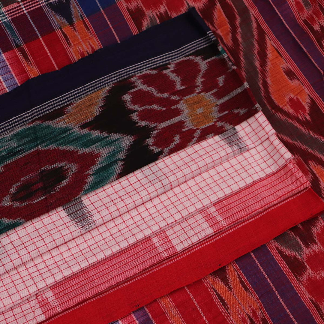 Handloom Sambalpuri Cotton Ikkat Saree