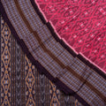 Maroon Sambalpuri Cotton Saree P74-04-06150