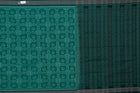 Full layout of the Green and Green Sambalpuri cotton saree showing body, border and pallu.