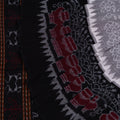 Grey Sambalpuri Cotton Saree with Black Border P74-15-06161