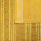 Blue and Yellow Sambalpuri silk saree — view 4 of 6.