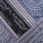 Black and Grey Sambalpuri silk saree — view 3 of 6.