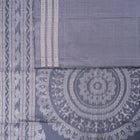 Black and Grey Sambalpuri silk saree — view 4 of 6.