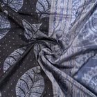 Black and Grey Sambalpuri silk saree — view 5 of 6.