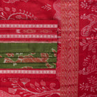 Green and Red Sambalpuri silk saree — view 2 of 6.