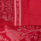 Green and Red Sambalpuri silk saree — view 4 of 6.