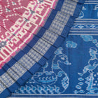 Multi-Color and Blue Sambalpuri silk saree — view 1 of 6.