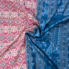 Multi-Color and Blue Sambalpuri silk saree — view 5 of 6.