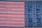Multi-Color and Blue Sambalpuri silk saree — view 6 of 6.