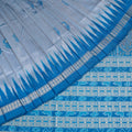 Blue Butta Bomkai Silk Saree P76-06-06194