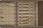 Brown and Brown Bomkai silk saree — view 6 of 6.